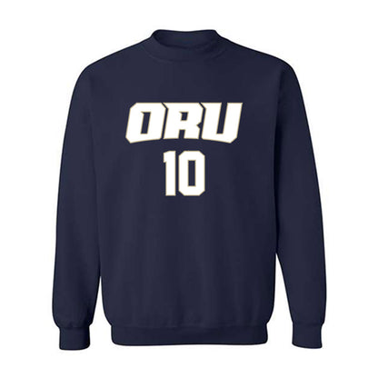 Oral Roberts - NCAA Men's Basketball : Aaron Jacob - Classic Shersey Crewneck Sweatshirt-0