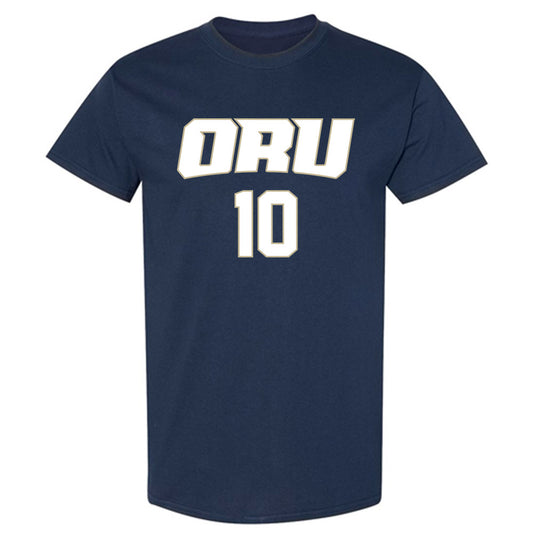 Oral Roberts - NCAA Men's Basketball : Aaron Jacob - Classic Shersey T-Shirt-0