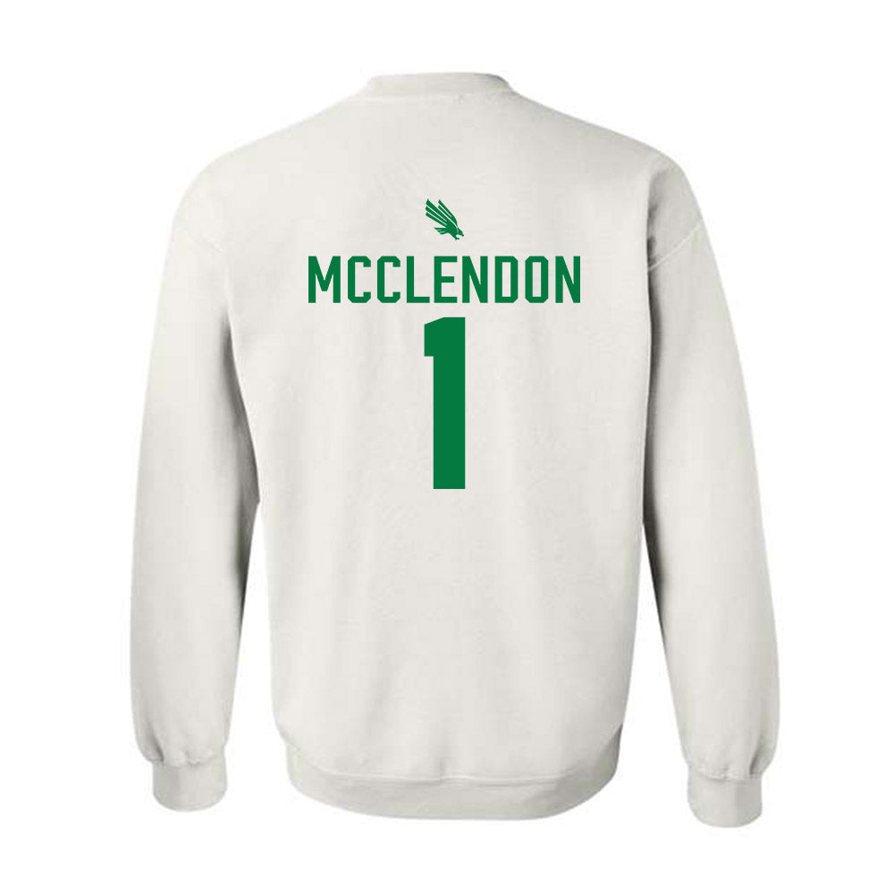 North Texas - NCAA Men's Basketball : William Mcclendon - Classic Shersey Crewneck Sweatshirt-1