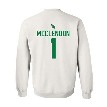 North Texas - NCAA Men's Basketball : William Mcclendon - Classic Shersey Crewneck Sweatshirt-1