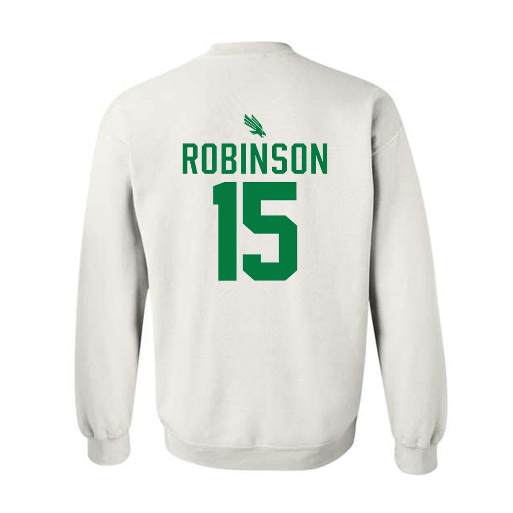 North Texas - NCAA Men's Basketball : Reece Robinson - Classic Shersey Crewneck Sweatshirt-1