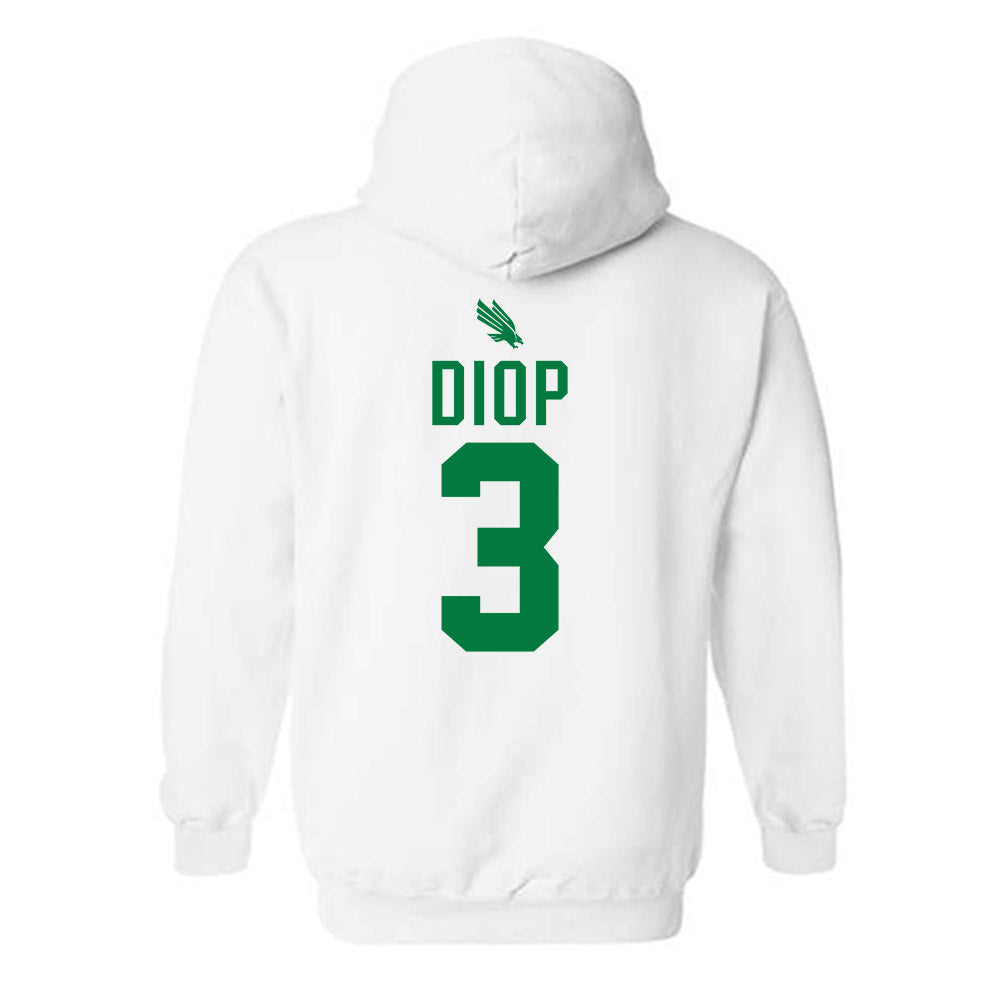 North Texas - NCAA Men's Basketball : Amar Diop - Classic Shersey Hooded Sweatshirt-1