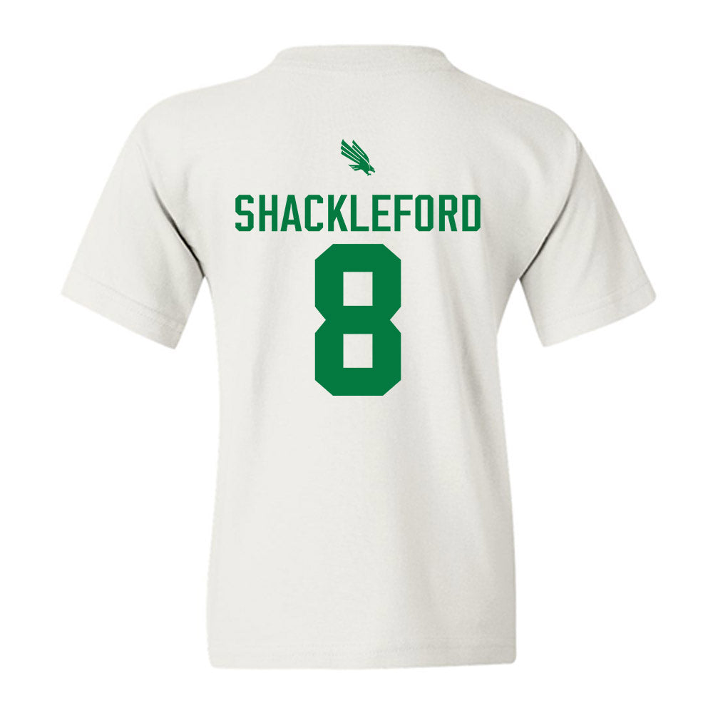 North Texas - NCAA Men's Basketball : Josiah Shackleford - Classic Shersey Youth T-Shirt-1