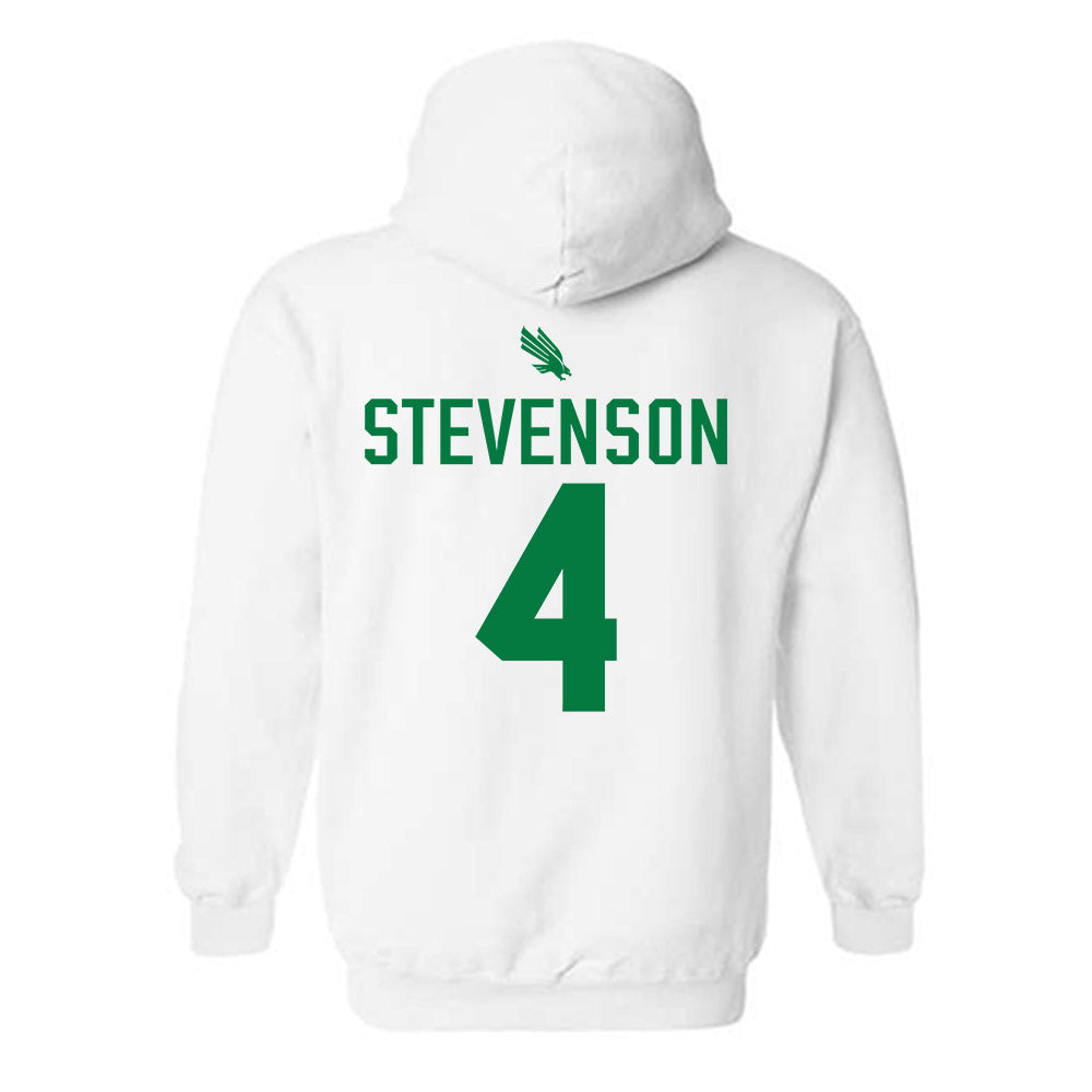 North Texas - NCAA Men's Basketball : JeShawn Stevenson - Classic Shersey Hooded Sweatshirt-1
