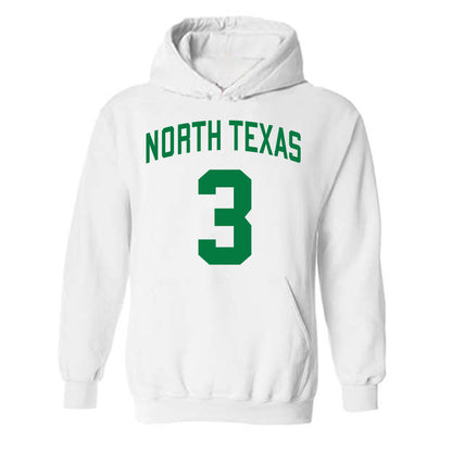 North Texas - NCAA Men's Basketball : Amar Diop - Classic Shersey Hooded Sweatshirt-0