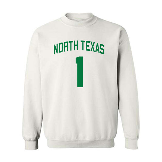 North Texas - NCAA Men's Basketball : William Mcclendon - Classic Shersey Crewneck Sweatshirt-0