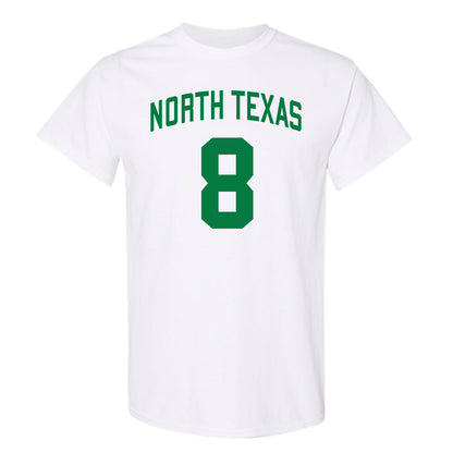 North Texas - NCAA Men's Basketball : Josiah Shackleford - Classic Shersey T-Shirt-0
