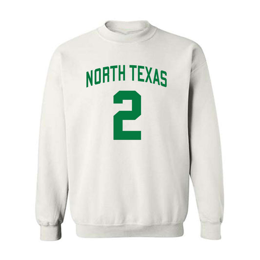 North Texas - NCAA Men's Basketball : Cahmai Crosby - Classic Shersey Crewneck Sweatshirt-0