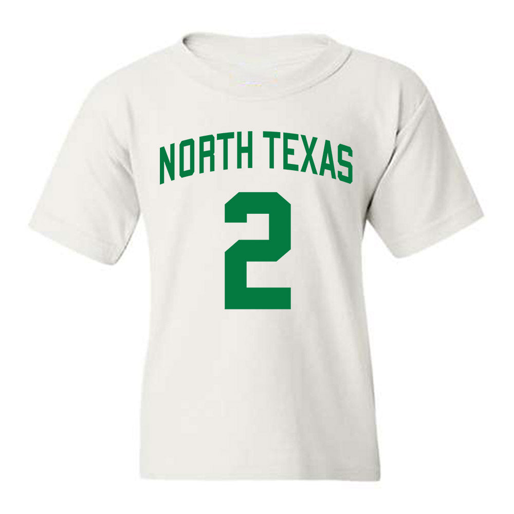 North Texas - NCAA Men's Basketball : Cahmai Crosby - Classic Shersey Youth T-Shirt-0
