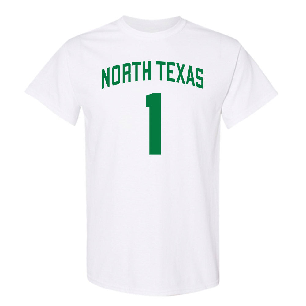 North Texas - NCAA Men's Basketball : William Mcclendon - Classic Shersey T-Shirt-0