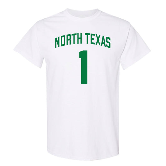 North Texas - NCAA Men's Basketball : William Mcclendon - Classic Shersey T-Shirt-0