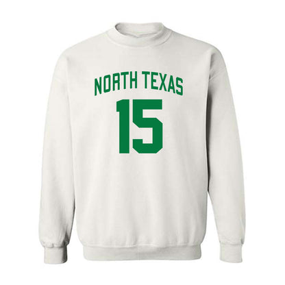 North Texas - NCAA Men's Basketball : Reece Robinson - Classic Shersey Crewneck Sweatshirt-0