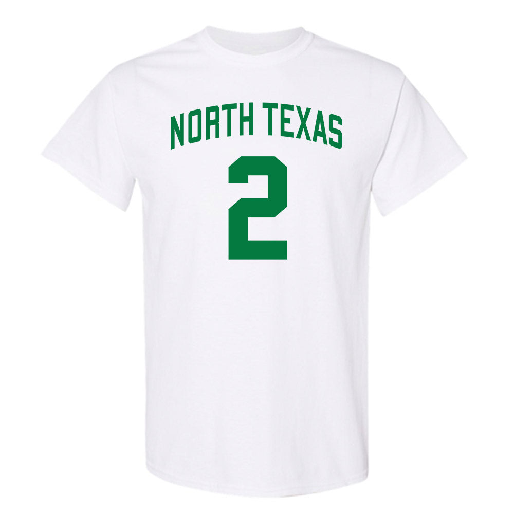 North Texas - NCAA Men's Basketball : Cahmai Crosby - Classic Shersey T-Shirt-0