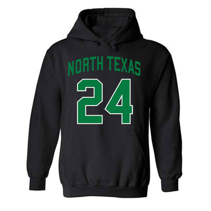 North Texas - NCAA Men's Basketball : William Mcclendon - Classic Shersey Hooded Sweatshirt-0