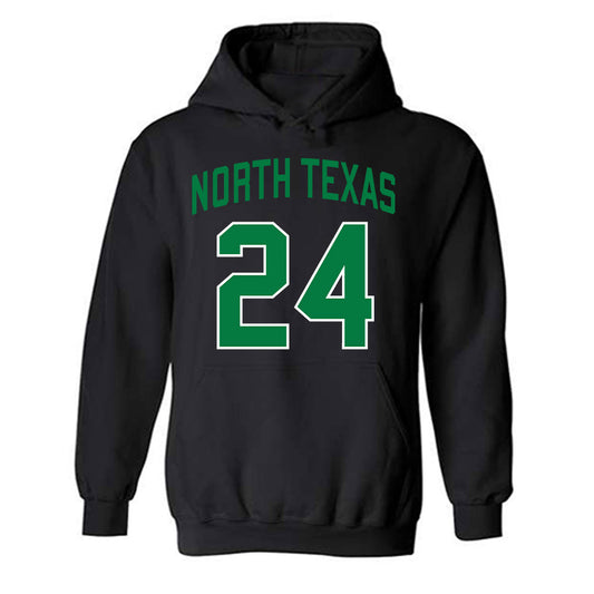 North Texas - NCAA Women's Basketball : Kalysta Martin - Classic Shersey Hooded Sweatshirt-0