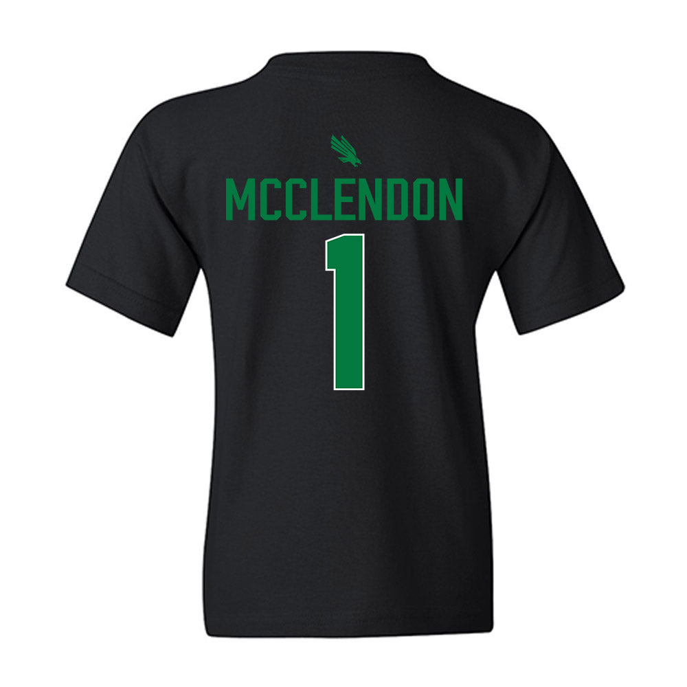North Texas - NCAA Men's Basketball : William Mcclendon - Sports Shersey Youth T-Shirt-1