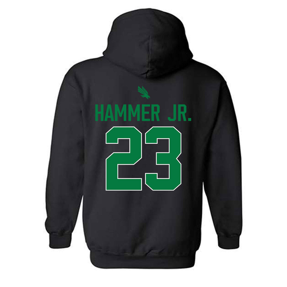 North Texas - NCAA Men's Basketball : Buddy Hammer Jr. - Sports Shersey Hooded Sweatshirt-1