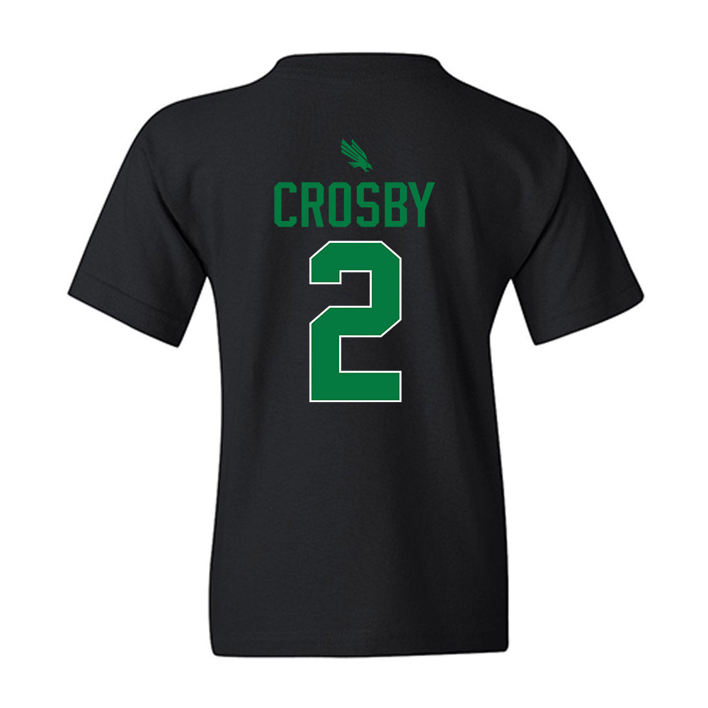 North Texas - NCAA Men's Basketball : Cahmai Crosby - Sports Shersey Youth T-Shirt-1
