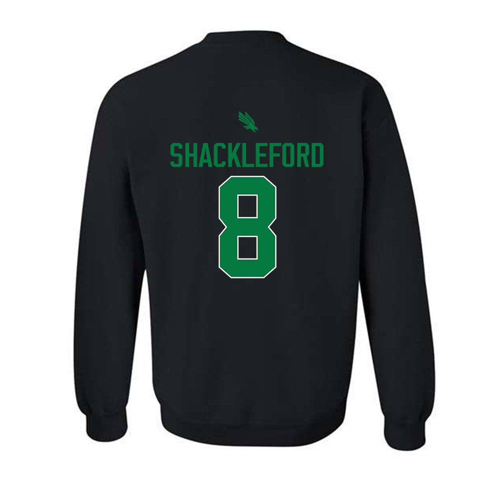 North Texas - NCAA Men's Basketball : Josiah Shackleford - Sports Shersey Crewneck Sweatshirt-1