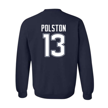 UConn - NCAA Football : Bo Polston - Classic Shersey Crewneck Sweatshirt-1