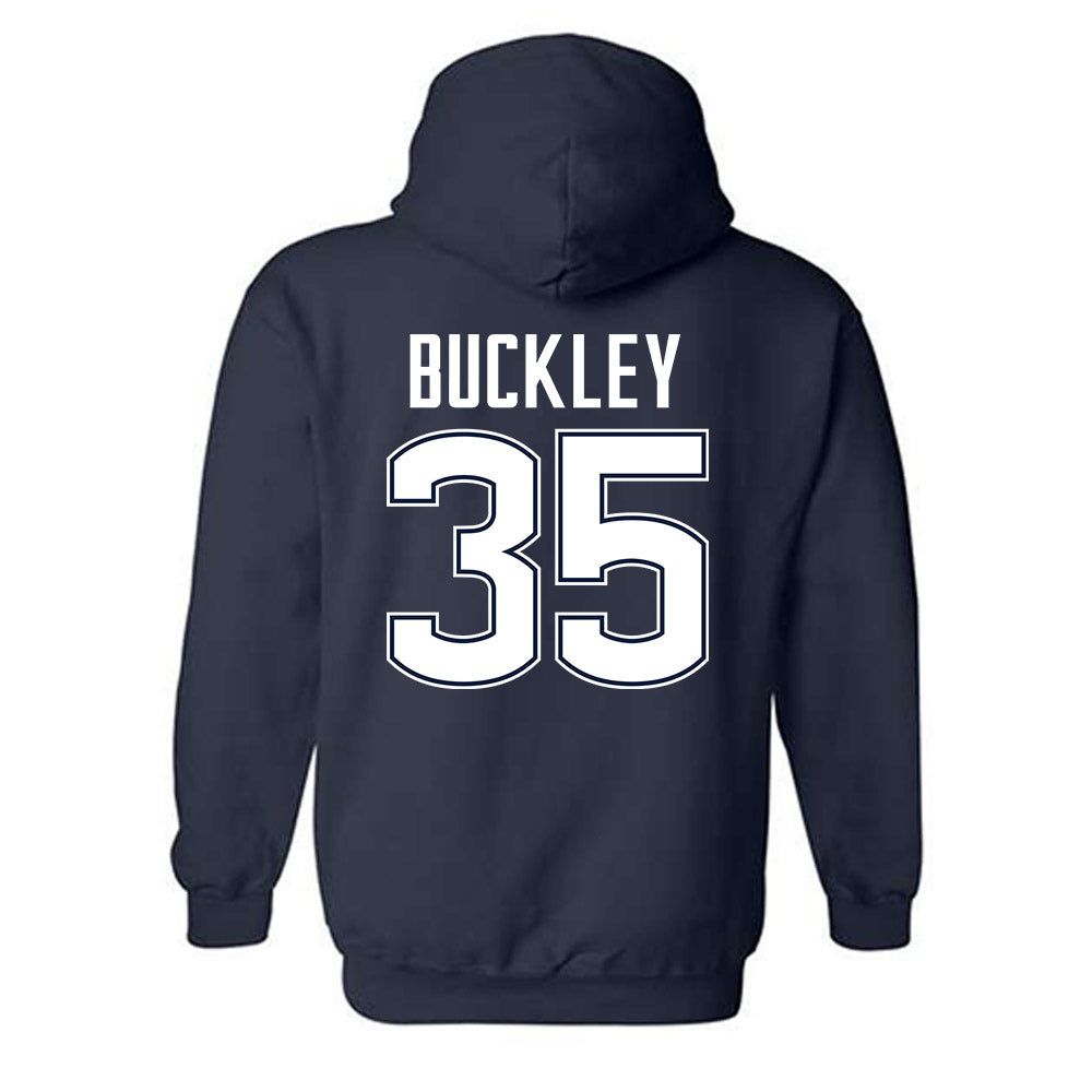 UConn - NCAA Football : Drew Buckley - Classic Shersey Hooded Sweatshirt-1