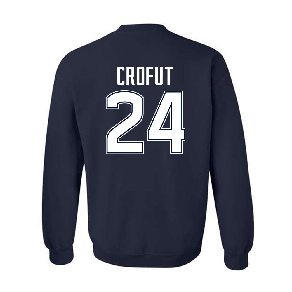 UConn - NCAA Football : Tashi Crofut - Classic Shersey Crewneck Sweatshirt-1