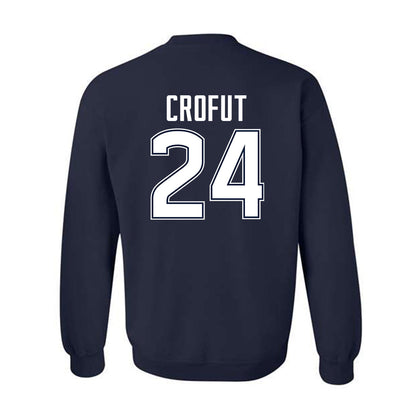 UConn - NCAA Football : Tashi Crofut - Classic Shersey Crewneck Sweatshirt-1