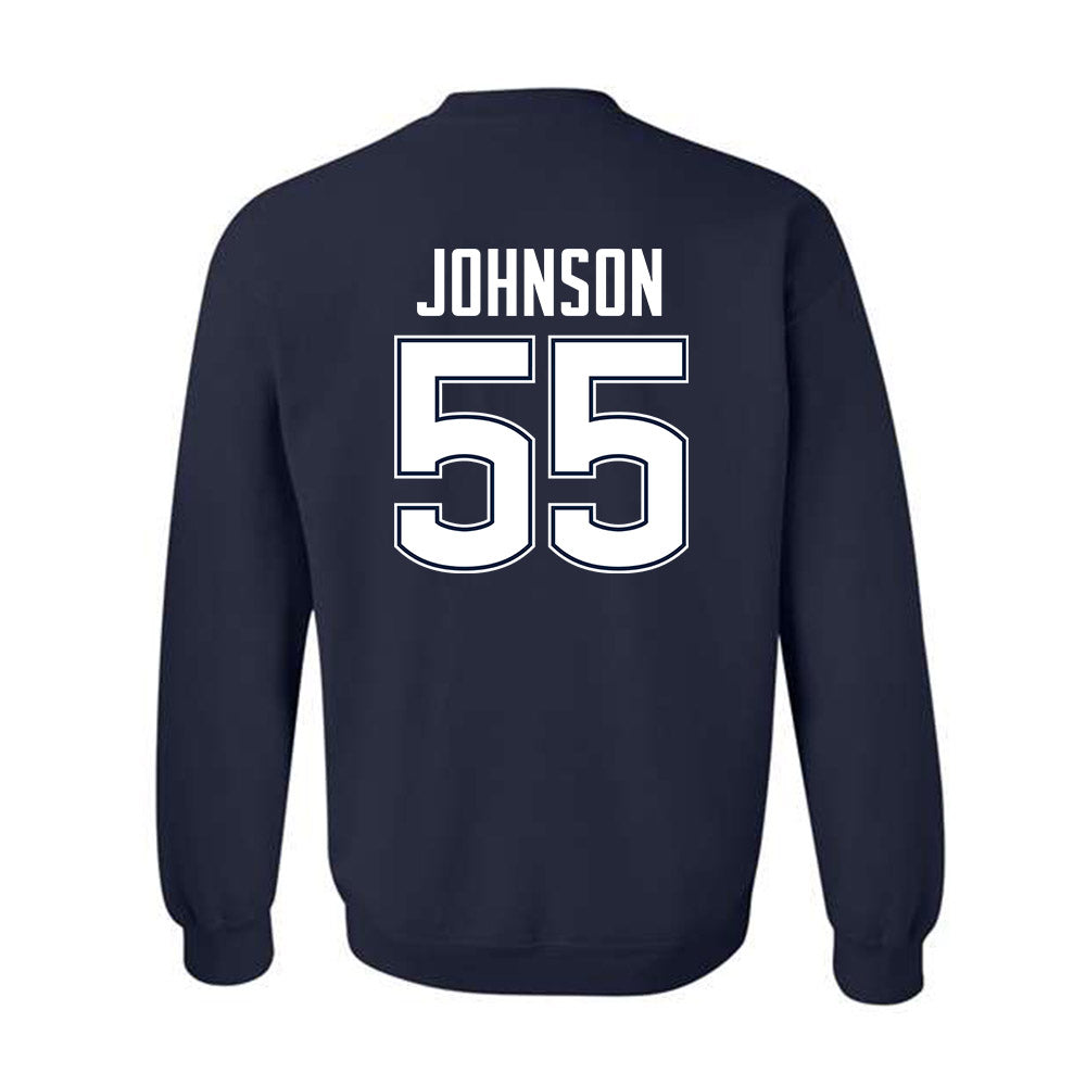UConn - NCAA Football : Fred Johnson - Classic Shersey Crewneck Sweatshirt-1