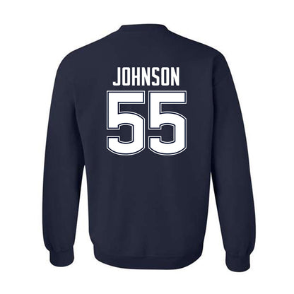 UConn - NCAA Football : Fred Johnson - Classic Shersey Crewneck Sweatshirt-1