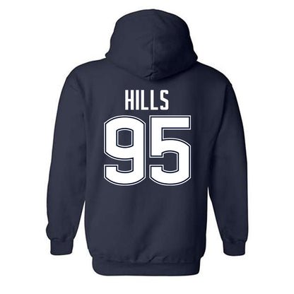 UConn - NCAA Football : Melvin Hills - Classic Shersey Hooded Sweatshirt-1