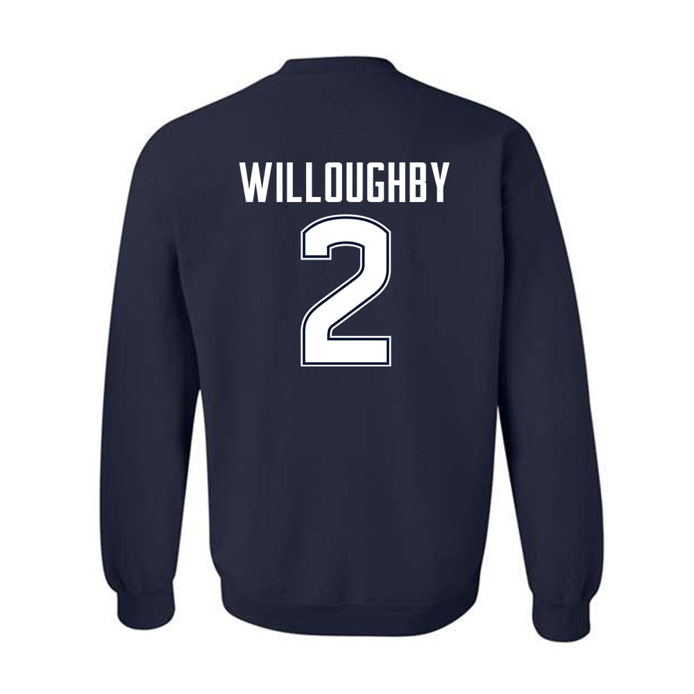 UConn - NCAA Football : Jediyah Willoughby - Classic Shersey Crewneck Sweatshirt-1