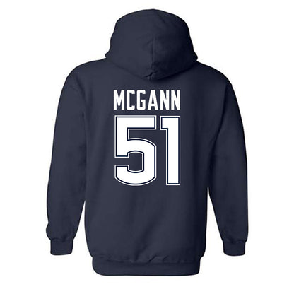 UConn - NCAA Football : Joe McGann - Classic Shersey Hooded Sweatshirt-1