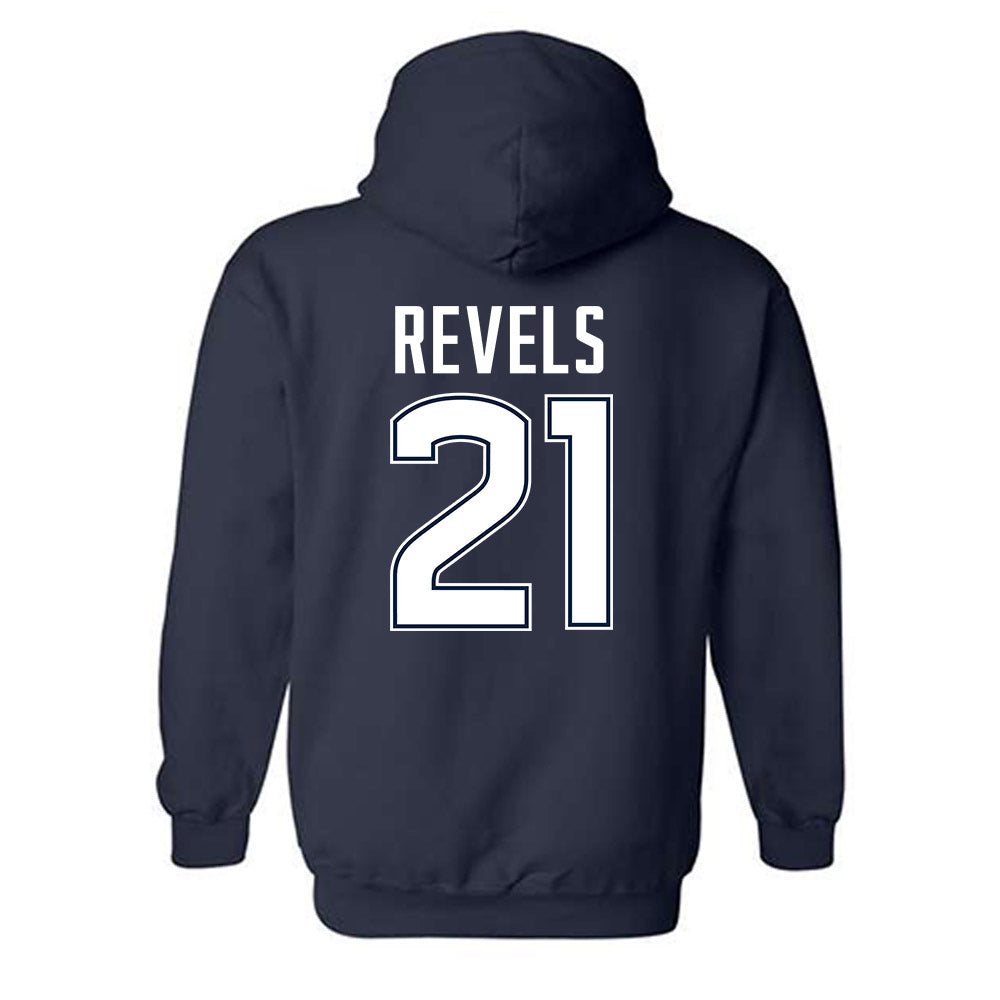 UConn - NCAA Football : Tracy Revels - Classic Shersey Hooded Sweatshirt-1