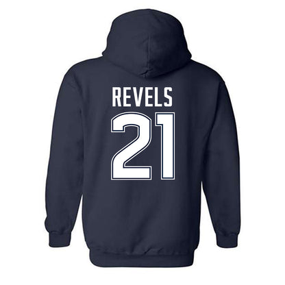 UConn - NCAA Football : Tracy Revels - Classic Shersey Hooded Sweatshirt-1