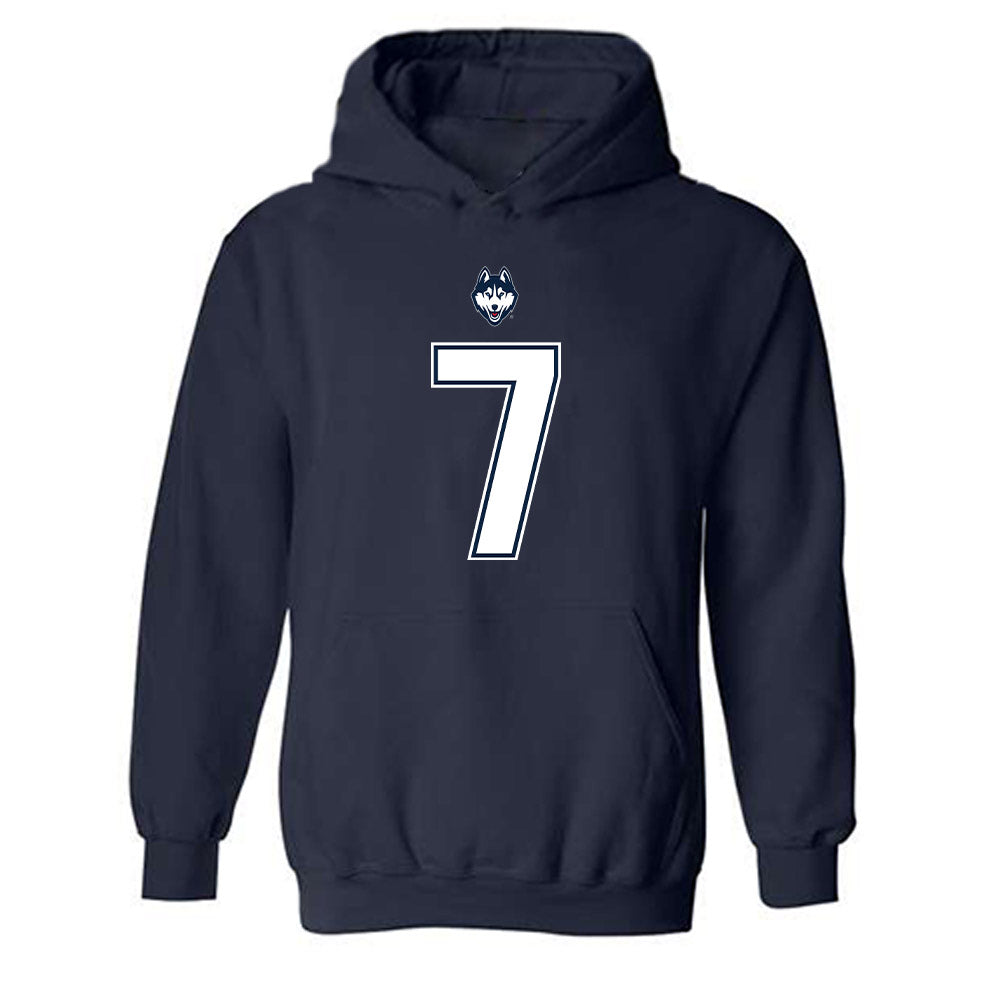 UConn - NCAA Football : Tyler McKinstry - Classic Shersey Hooded Sweatshirt-0
