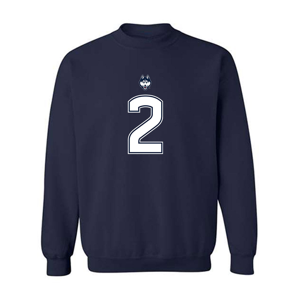 UConn - NCAA Football : Jediyah Willoughby - Classic Shersey Crewneck Sweatshirt-0