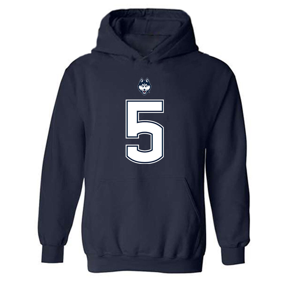 UConn - NCAA Football : Rickey Williams - Classic Shersey Hooded Sweatshirt-0