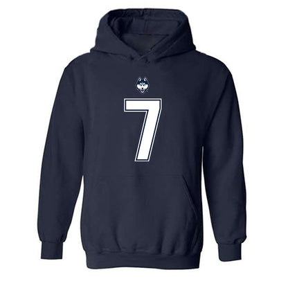 UConn - NCAA Football : Kalieb Osborne - Classic Shersey Hooded Sweatshirt-0