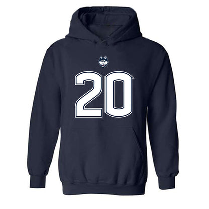 UConn - NCAA Football : Luke Murphy - Classic Shersey Hooded Sweatshirt-0