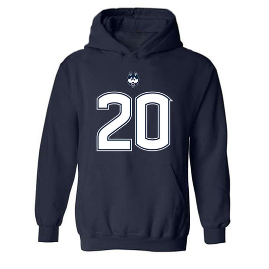 UConn - NCAA Football : Shawn Simeon - Classic Shersey Hooded Sweatshirt-0