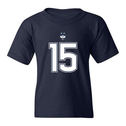 UConn - NCAA Football : Cam Abshire - Classic Shersey Youth T-Shirt-0