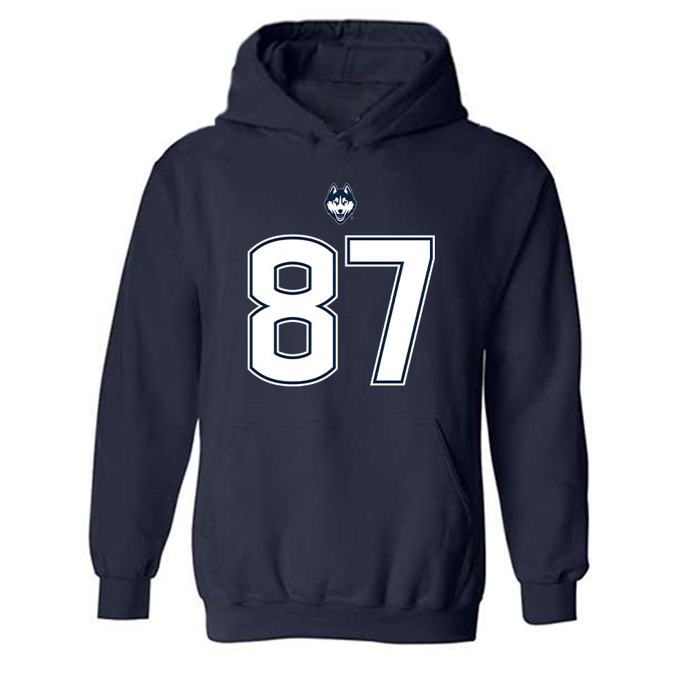 UConn - NCAA Football : Clemens Richter - Classic Shersey Hooded Sweatshirt-0