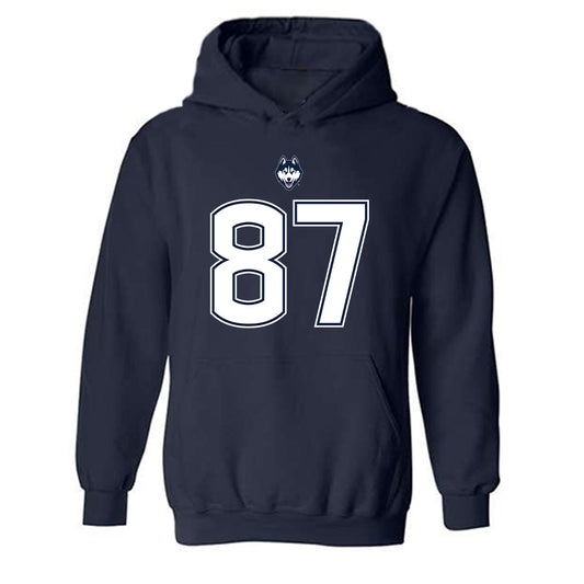 UConn - NCAA Football : Clemens Richter - Classic Shersey Hooded Sweatshirt-0