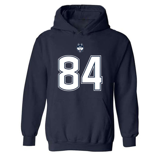 UConn - NCAA Football : Eddie Dresch - Classic Shersey Hooded Sweatshirt-0