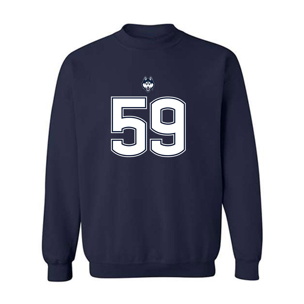 UConn - NCAA Football : David LaGanga - Classic Shersey Crewneck Sweatshirt-0