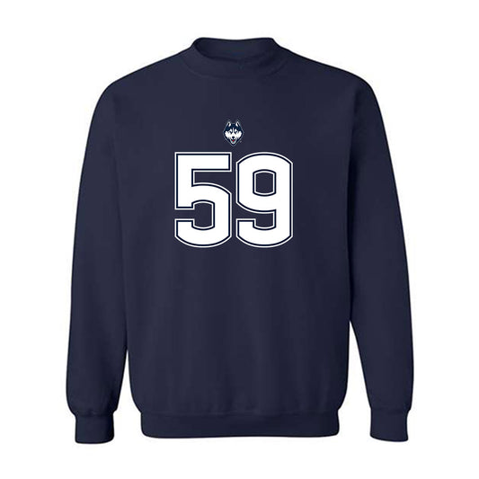 UConn - NCAA Football : David LaGanga - Classic Shersey Crewneck Sweatshirt-0