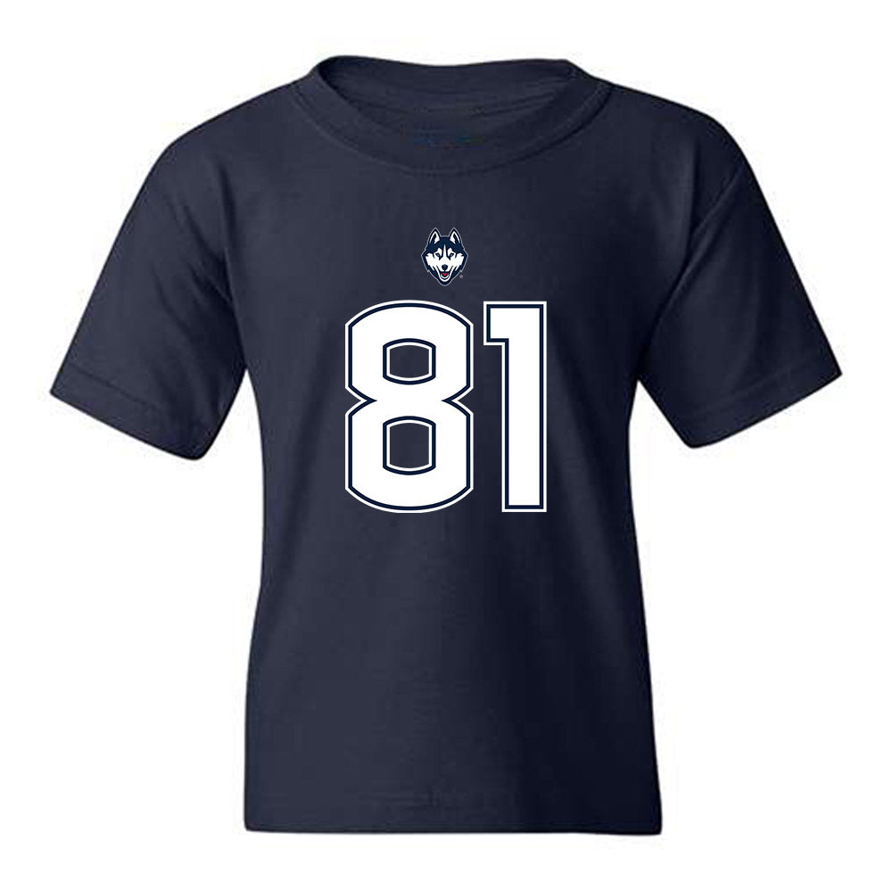 UConn - NCAA Football : Logan Barnes - Classic Shersey Youth T-Shirt-0