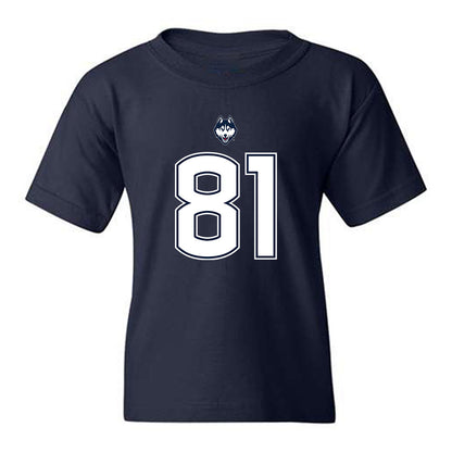 UConn - NCAA Football : Logan Barnes - Classic Shersey Youth T-Shirt-0