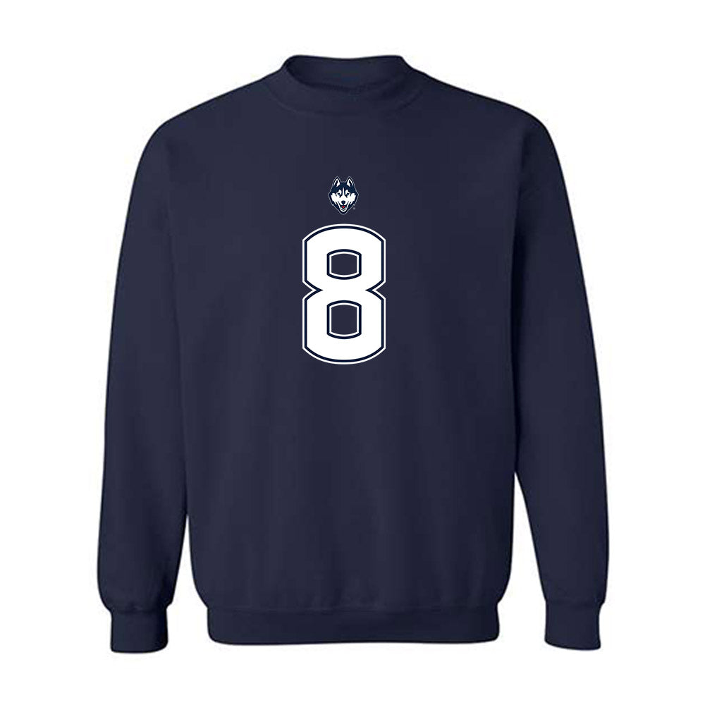 UConn - NCAA Football : Kylish Hicks - Classic Shersey Crewneck Sweatshirt-0
