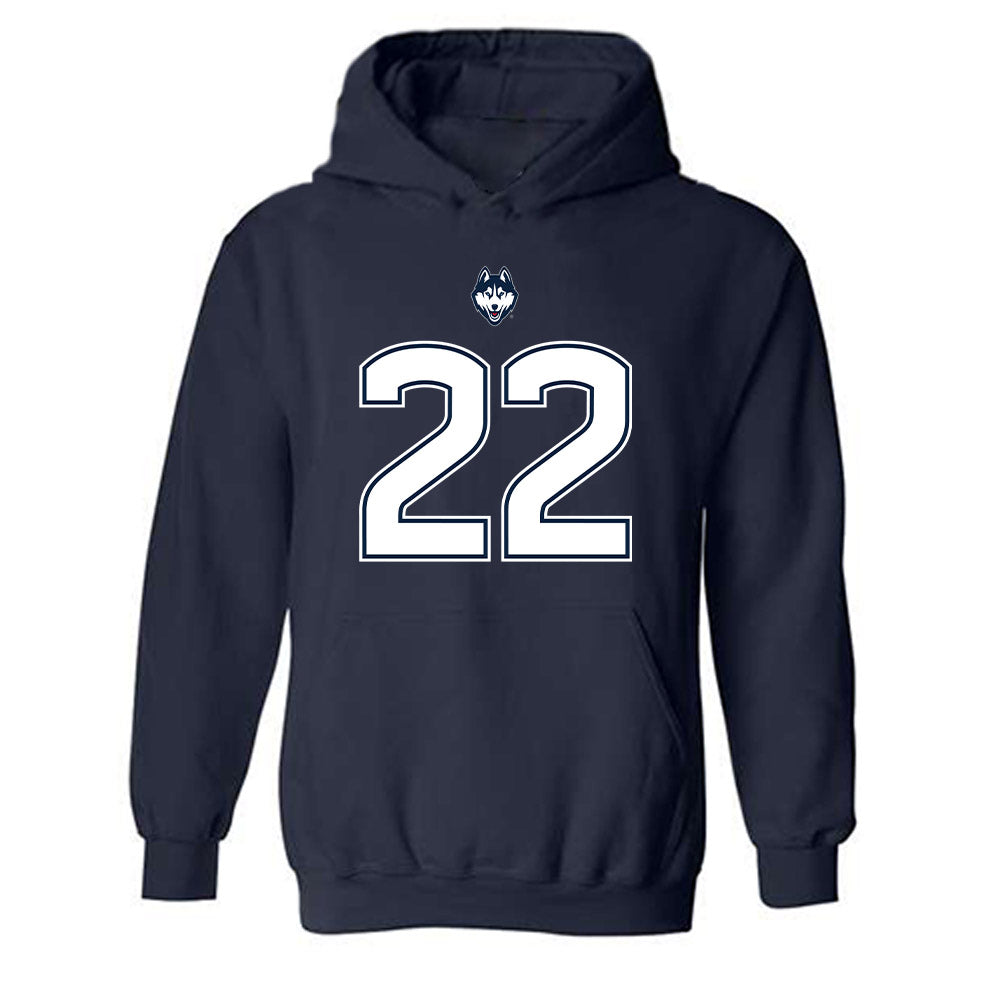 UConn - NCAA Football : Jaden Hart - Classic Shersey Hooded Sweatshirt-0